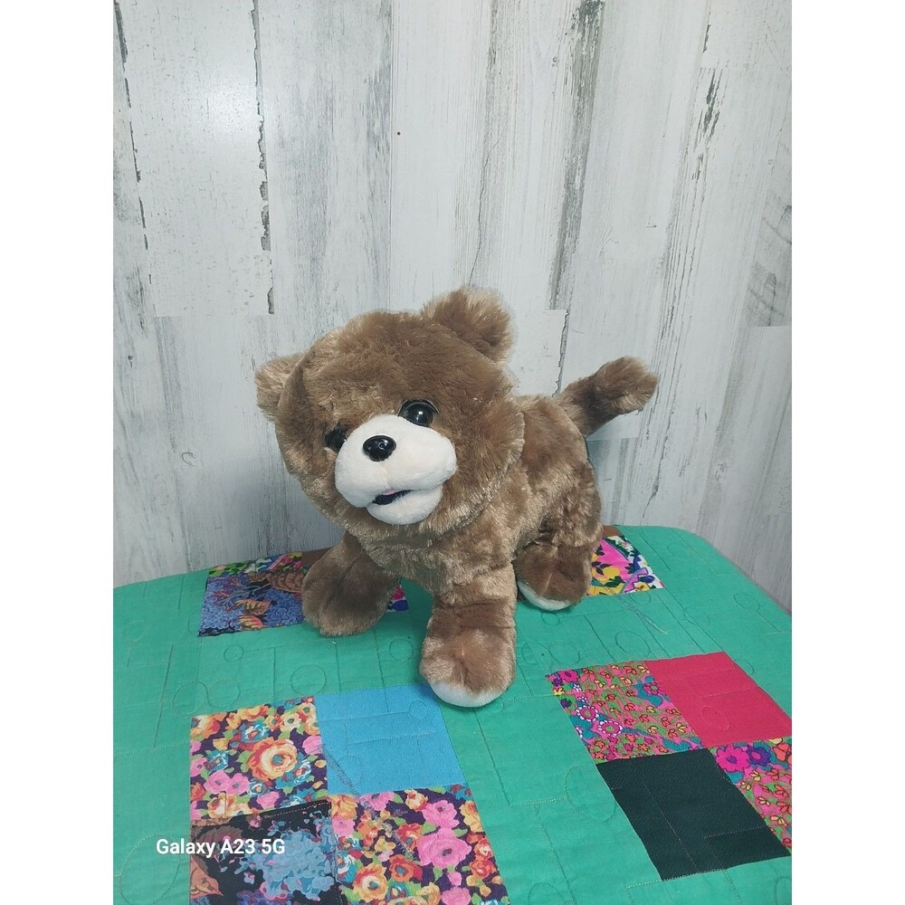 Dan Dee Pomeranian Puppy Dog Soft Plush Stuffy Brown